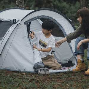 Tente de randonnée extérieure pour 4-6 personnes, légère, en Oxford, à montage rapide, avec protection UV et ventilation, vente en gros - Product Image 4