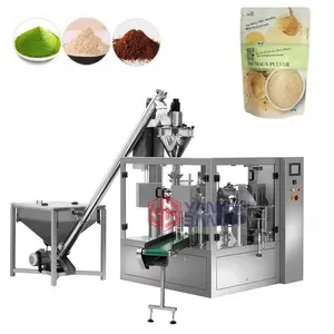 Prezzo di fabbrica Premade Bag macchine per l'imballaggio della farina Emballage Doypack riempimento caffè latte sacchetto automatico macchina imballatrice in polvere