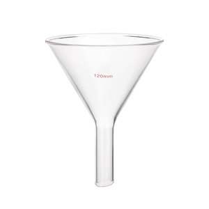 بيع بالجملة منخفضة التكلفة قمع زجاجي شفاف من البورسليكات لاختبار المختبرات قمع سميك على شكل حرف Y - Product Image 6