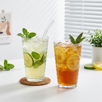 Vaso de Plástico Transparente con Recubrimiento Tipo Vidrio, Reutilizable, Ecológico, Apto para Lavavajillas, de 12 oz, Personalizado OEM, para Bebidas y Agua