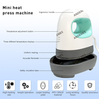 Presse à chaud automatique mini multicolore, nouvelle presse à chaud électrique portable 110/220V, transfert de logo sur t-shirts DTF numérique