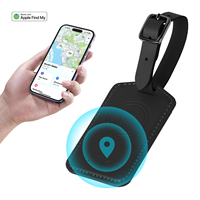 Traceur GPS en cuir végétalien pour localiser mon mini bagage, Hub de localisation et localisateur d'objets