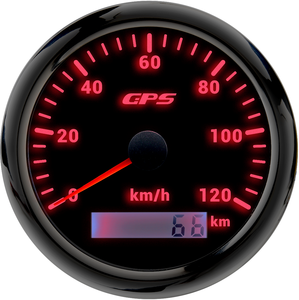 Nuevo Velocímetro GPS para Motocicleta, Automóvil y Embarcaciones, con Indicador de Velocidad en <span class=keywords><strong>MPH</strong></span> y KMH, LED Rojo, Resistente al Agua IP67, 85 mm - Product Image 3