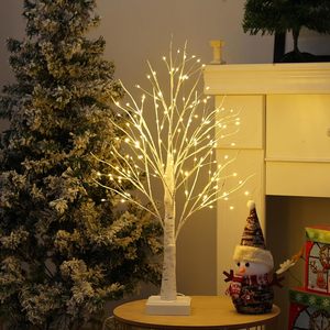 60cm 144 LEDバーチツリー暖かいホワイトライト卓上センターピース盆栽ツリーライトジュエリーホルダーホームパーティーホリデー用装飾