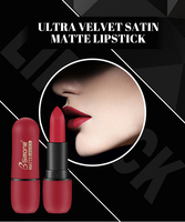 Rouge à lèvres mat velours nourrissant, waterproof, anti-transfert, longue tenue, couleur intense, 8 teintes, OEM ODM, étiquette privée, logo personnalisé