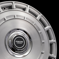 Yüksek Kaliteli 6061-T6 Dövme Alüminyum Alaşımlı Jant Göbeği 20-26 İnç 5*130/5*112/120 PCD Parlak Siyah Kaplama 40mm ET Çok Kollu Yeni