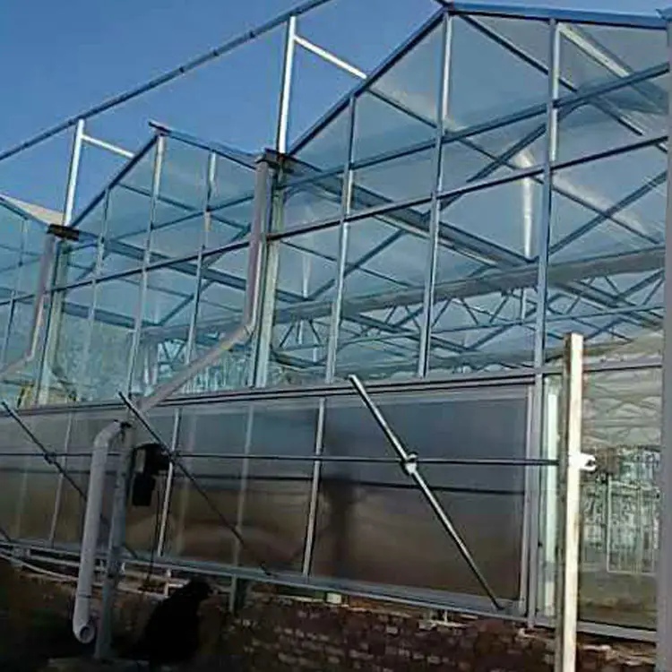 Panel kedap suara kaca tempered rumah kaca untuk pertanian kaca antigores untuk rumah kaca
