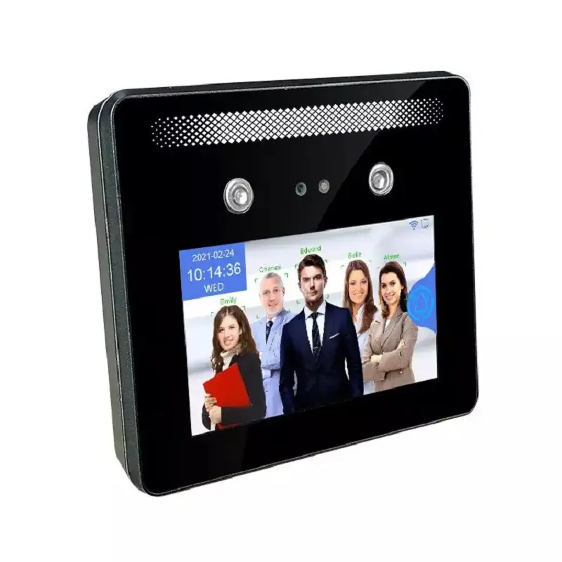 Biometric AI Dynamic Facial Recognition Time Attendance Terminal Cloud Based Smart Face Door Access Control System