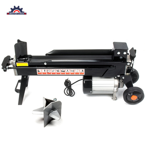 Machine à fendre le bois électrique hydraulique 8 tonnes, <span class=keywords><strong>fendeuse</strong></span> de bûches 2200W 220V, équipement de chauffage pour petite ferme - Product Image 2