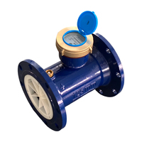 125mm Horizontal Woltmann Water Meter Cast Iron Body Cold Water Flow Meter Pulse Ready for Remote Reading