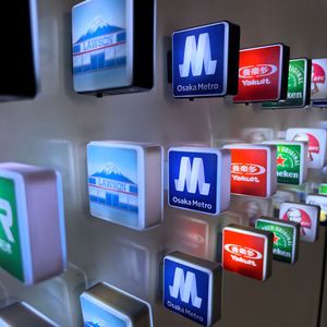 Nuevo Adhesivo Magnético Luminoso Creativo Personalizado para Refrigerador, Pequeña Caja de Luz LED, Decoración de Cartel Publicitario - Product Image 4