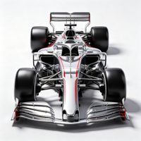 Sculpture de voiture de Formule 1 sur mesure, grand modèle grandeur nature en résine et fibre de verre pour collection et exposition des passionnés de voitures