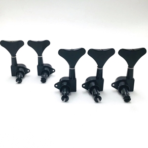Buena calidad 3R2L <span class=keywords><strong>5</strong></span> <span class=keywords><strong>cuerdas</strong></span> de aleación completamente cerrado Cromo Negro <span class=keywords><strong>bajo</strong></span> eléctrico <span class=keywords><strong>afinador</strong></span> clavijas cabezales de máquina - Product Image 2