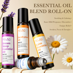 Huile Essentielle d'Eucalyptus ODM en Roll-On <span class=keywords><strong>pour</strong></span> Apaiser, Détendre, Aromathérapie au Lit, Yoga, Roller à Pierres Précieuses, Huile Essentielle de Menthe Poivrée - Product Image 1