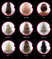 Perruque courte synthétique légère avec frange |   Perruque courte et droite avec une ligne de cheveux naturelle |   Fibre résistante à la chaleur noire transparente