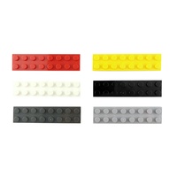 N°3034 Plaque 2x8 en plastique, accessoires de bricolage, briques de construction en vrac pour jouets