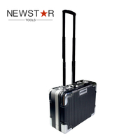 Ensemble d'outils à main automobiles de 499 pièces, boîte à outils complète, chariot de rangement en aluminium, valise à outils avec roues