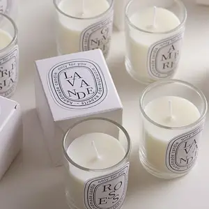 Свеча ручной работы из соевого воска креативные романтические бездымные ароматические свечи собственной торговой марки