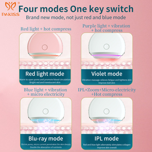 Masajeador Facial PAKISS, Dispositivo Portátil de Vibración para Reafirmar la Piel, Cuidado Facial, Recargable por USB - Product Image 6