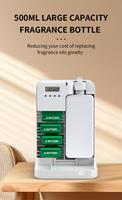 Diffuseur d'huiles essentielles intelligent à commande par application, électrique, en plastique, avec logo personnalisé