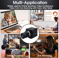 ELP 5MP 2592x1944 Zoom Kamera Aptina MI5100 1080P 30FPS Değişken Odaklı 2.8-12mm Lens Sürücüsüz Endüstriyel USB Video Web Kamerası