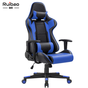 Silla de Juego Ergonómica Giratoria Cómoda al por Mayor, Moderna con Elevación de Gas de 3 Etapas, Logotipo Personalizado, Cuero Sintético, 24 Meses de Garantía - Product Image 1