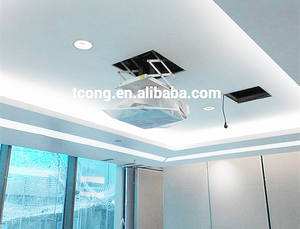 プロジェクションスクリーン用プロジェクターマウントブラケット付きリモコン電気天井隠しマウント電動プロジェクターリフト - Product Image 6