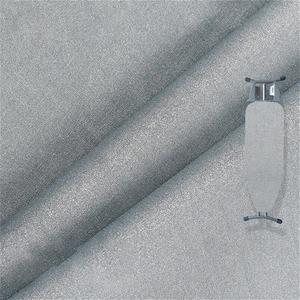 厂家供应100% 棉熨衣板盖布面料耐高温镀银金属色面料 - Product Image 1