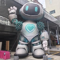 Robot géant gonflable intelligent à éclairage LED, Mecha technologique futuriste pour Salons Technologiques/Activation de Marques en Centres Commerciaux/Festivals de Musique/Lancements