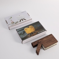 Lampe de table pliable en bois à LED rechargeable avec contrôle tactile, lumière de nuit moderne pour chambre à coucher, gradation, protection des yeux, vente en gros