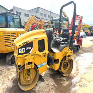 Apisonadora CAT CB24B original importada en buen estado a la venta. Apisonadora de ruedas DYNAPAC CA25 CA30 usada a la venta. - Product Image 1