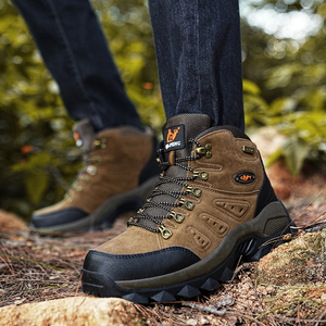 Botas <span class=keywords><strong>de</strong></span> Senderismo <span class=keywords><strong>de</strong></span> Diseño Personalizado para Pareja, Calzado para Excursión al Aire Libre, Botas <span class=keywords><strong>de</strong></span> Montañismo para Hombre - Product Image 5