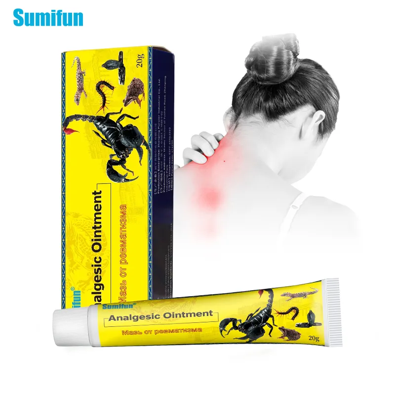 Meilleure vente Sumifun 20g crème analgésique pour traitement de la douleur pommade efficace pour analgésique