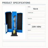 Machine d'essai de compactage automatique du sol TDJ-III avec protection IP55, 220V, haute précision 0,1%~0,5% FS, garantie 1 an