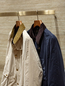 Chaqueta Clásica de <span class=keywords><strong>Hombre</strong></span> con Cuello de Pana - Abrigo Ligero Cortavientos de Primavera con Tejido Técnico Toray para Uso Utilitario - Product Image 5
