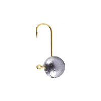 Hameçons miniatures de haute qualité 0,5g-5g (5-10 pièces) avec ardillon doré pour la pêche sur glace, accessoires pour leurres souples