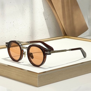 JMM DELAGE 45-25-147 Lunettes de soleil pour hommes et femmes de qualité supérieure, lunettes de soleil de créateur, style punk classique, luxe, en acétate, UV400, avec boîte - Product Image 6