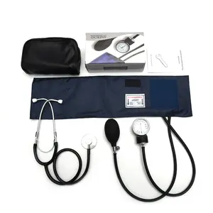 HUILI Wholesale Manual Tensiometros Esfigmomanometro BP Blood Pressure Monitor Machine Aneroid Sphygmomanometer with Stethoscope