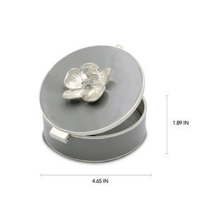 กล่องเครื่องประดับโลหะภาชนะที่สง่างามสำหรับชิ้นส่วนเครื่องประดับที่มีค่าของคุณ - Product Image 2