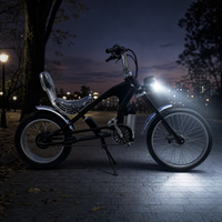 Vélo Électrique Sportif au Design Attrayant, Pneus Larges de 20 Pouces, Suspension Avant, Moteur Arrière, Vitesse Maximale 35-45 km/h