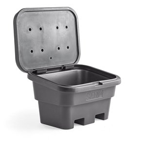 Cát Vàng Thùng 200 LÍT Muối xẻng hộp mùa đông bền Grit nhựa bin tiết kiệm cát chống ăn mòn hộp chất thải y tế hộp - Product Image 3