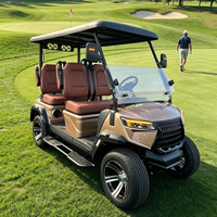 Voiturette de golf électrique équipée d'un pare-brise, peinture personnalisée, pour utilisation hors route publique, homologuée DOT CE EEC