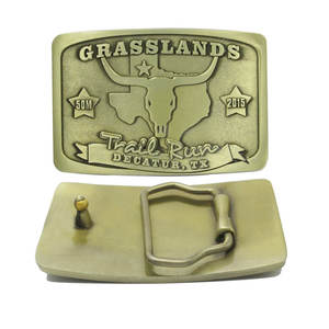 Fabricante de Medallas, Hebillas de Metal Personalizadas con Logotipo, Rectangulares, Ovaladas, Planas, Cuadradas, Redondas, Vintage, Sólidas, Hebillas de Cinturón Personalizadas Estilo Western - Product Image 6