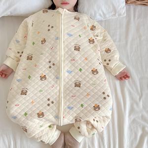 Manta usable de Punto ligero de viscosa de bambú, andador con cremallera para bebé, saco de dormir - Product Image 5