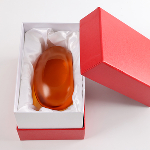 Ensemble de trois sphères en <span class=keywords><strong>cristal</strong></span> K9 couleur ambre, trophée personnalisé, cadeau d'anniversaire, décoration de table gravée personnalisée - Product Image 5