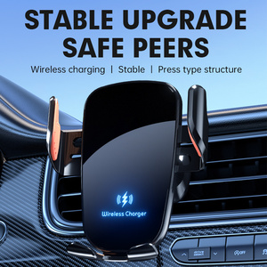 Soporte de Teléfono para Coche de Venta Directa de Fábrica con <span class=keywords><strong>Carga</strong></span> Inalámbrica Rápida de 15W, Sujeción para Rejilla de Ventilación y Superficie de Vidrio - Product Image 2