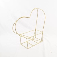 Panier à fleurs en métal galvanisé Boîte à fleurs géométrique ronde Panier suspendu pour la maison et le jardin