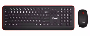 Factory Hot Selling Slim Designed Chocolate Keyboard 2.4Ghz Wireless Keyboard and <b>Mouse</b> Combo for Office and Home Computer Use - Product Image 6