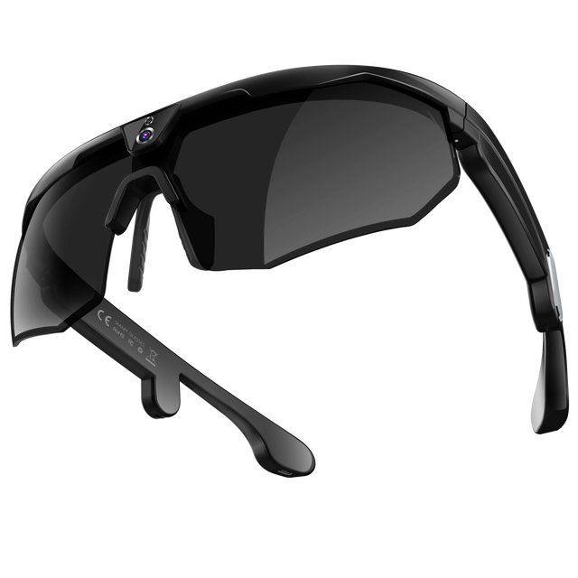 W640 Wearable Camera Glasses WIFI Transfer Photos Videos Long Standby 290mAh Battery IP66 Smart Audio Eyeglasses
