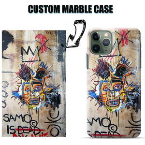 Tự Làm Tùy Chỉnh In Thiết Kế Của Riêng Bạn Bằng Đá Cẩm Thạch Màu Đen Điện Thoại Di Động Trường Hợp Đối Với <span class=keywords><strong>iPhone</strong></span> 16 16 Pro Max 17 17 Pro 17 Không Khí 17 Pro Max - Product Image 2